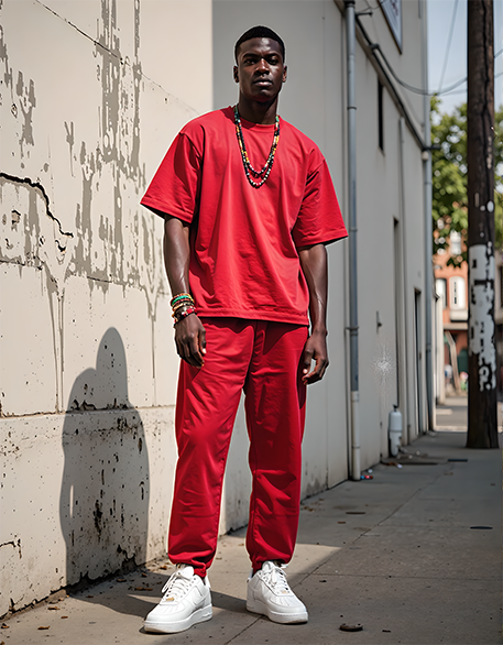 Block Burner Max Heavyweight Street Basic Tee 7.5oz — Premium