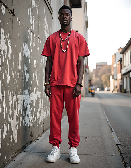 Block Burner Max Heavyweight Street Basic Tee 7.5oz — Premium