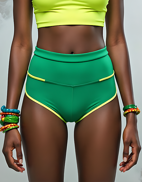 WOMENS RETRO DOLPHIN SHORT SET