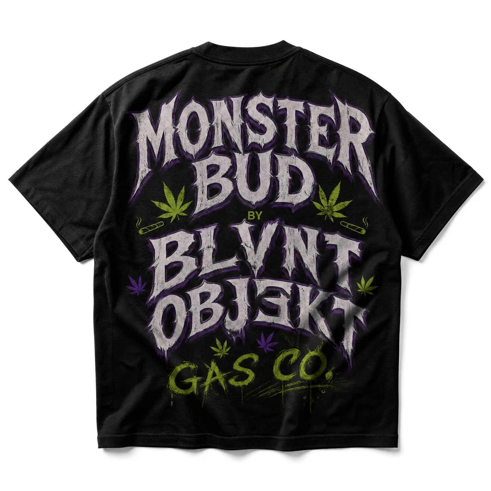 Monster Bud Back Blvnt Objekt Ink