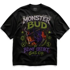 Monster Bud Front Blvnt Objekt Ink